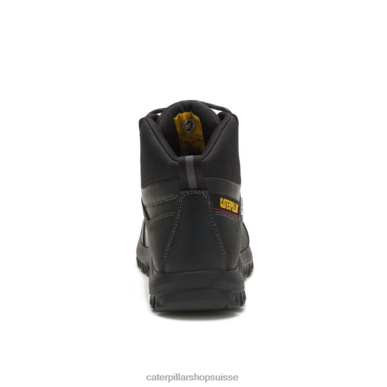 Caterpillar botte de travail imperméable à seuil noir Hommes 0T2P89 | bottes de travail