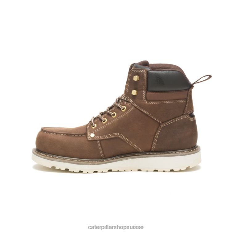 Caterpillar calibrer la botte de travail à embout d\'acier kaki Hommes 0T2P852 | bottes de travail