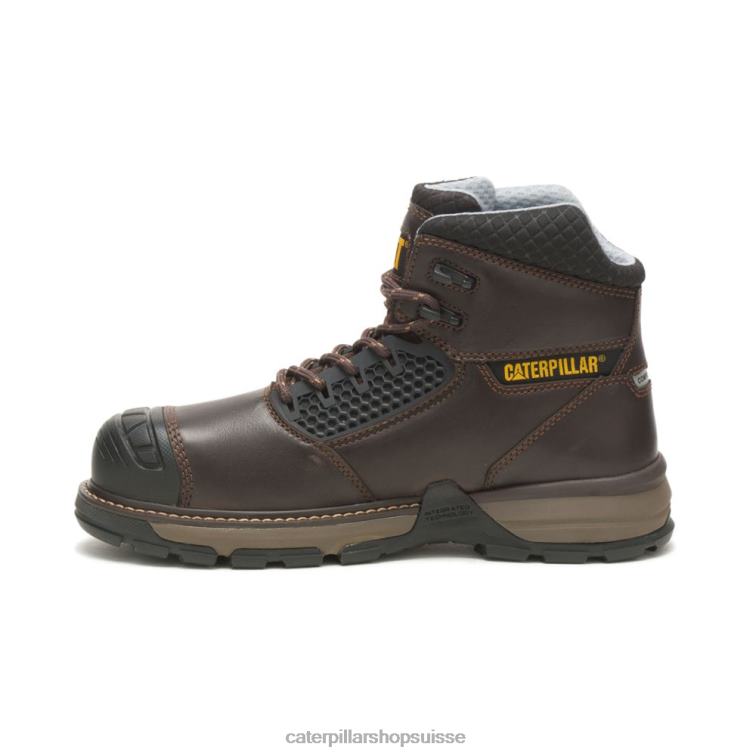 Caterpillar excavatrice superlite botte de travail à embout en composite de carbone cool marron foncé Hommes 0T2P847 | bottes de travail