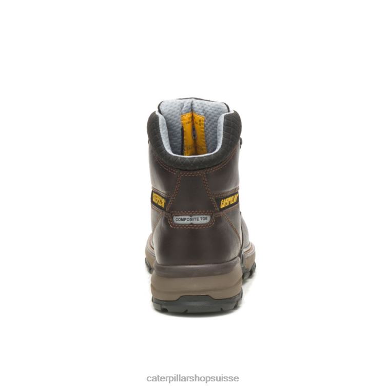 Caterpillar excavatrice superlite botte de travail à embout en composite de carbone cool marron foncé Hommes 0T2P847 | bottes de travail