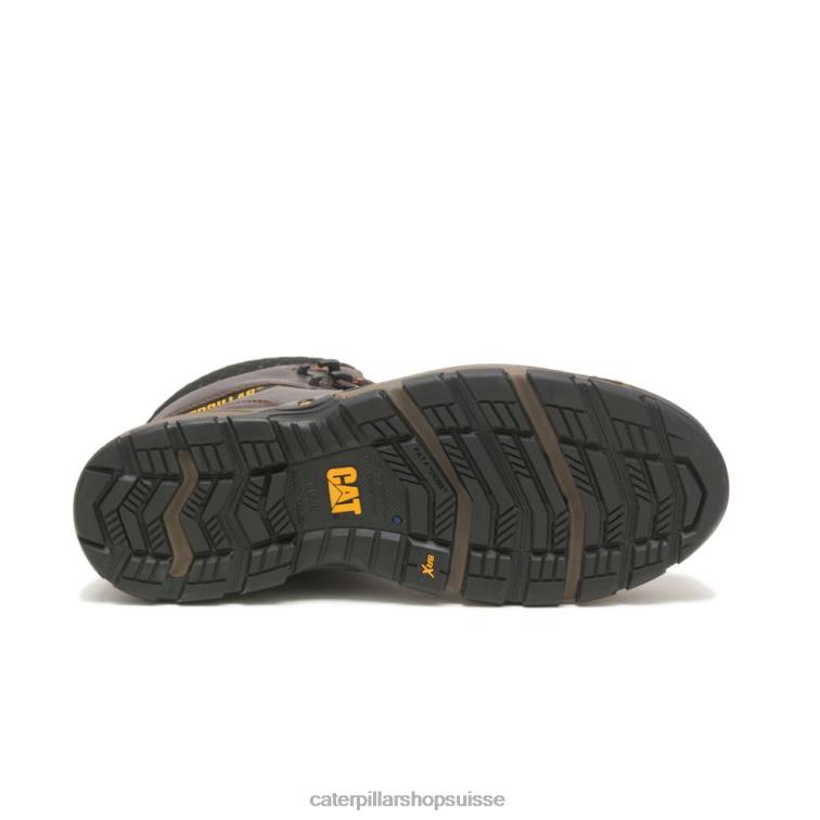 Caterpillar excavatrice superlite botte de travail à embout en composite de carbone cool marron foncé Hommes 0T2P847 | bottes de travail