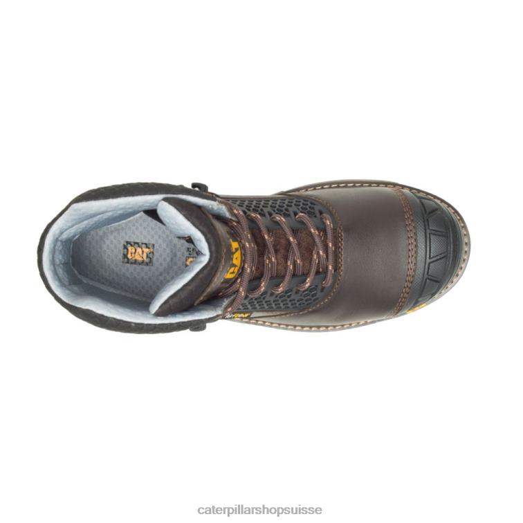 Caterpillar excavatrice superlite botte de travail à embout en composite de carbone cool marron foncé Hommes 0T2P847 | bottes de travail