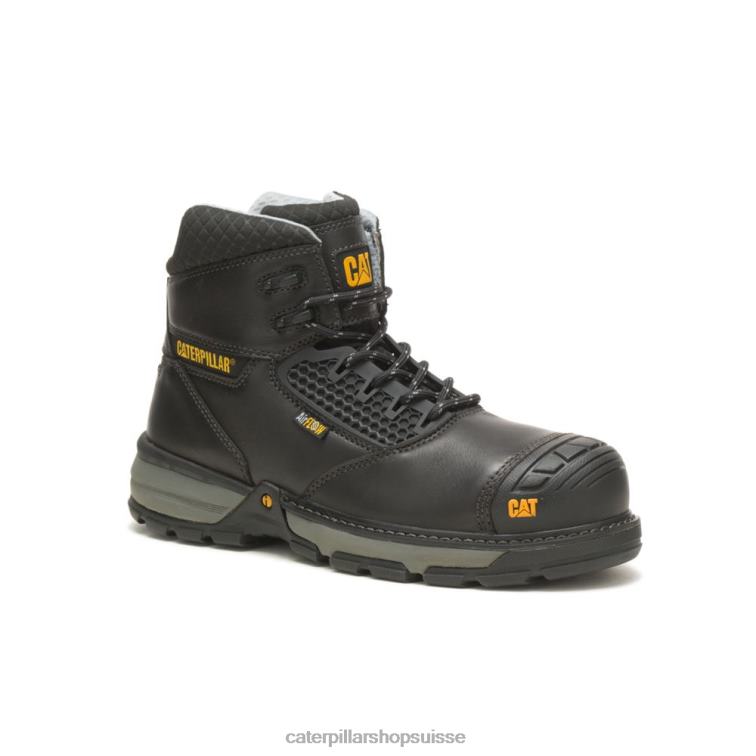 Caterpillar excavatrice superlite botte de travail à embout en composite de carbone cool noir Hommes 0T2P848 | bottes de travail