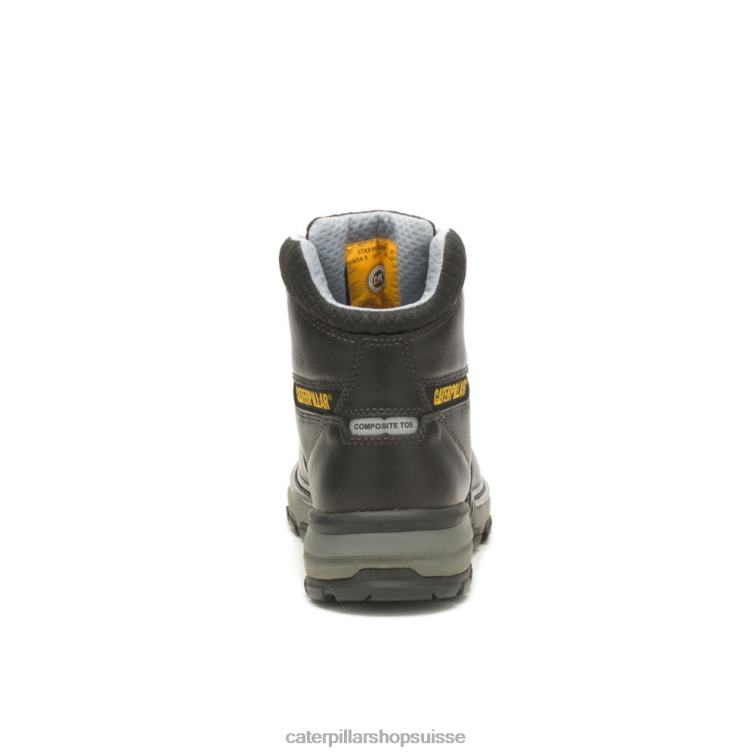 Caterpillar excavatrice superlite botte de travail à embout en composite de carbone cool noir Hommes 0T2P848 | bottes de travail
