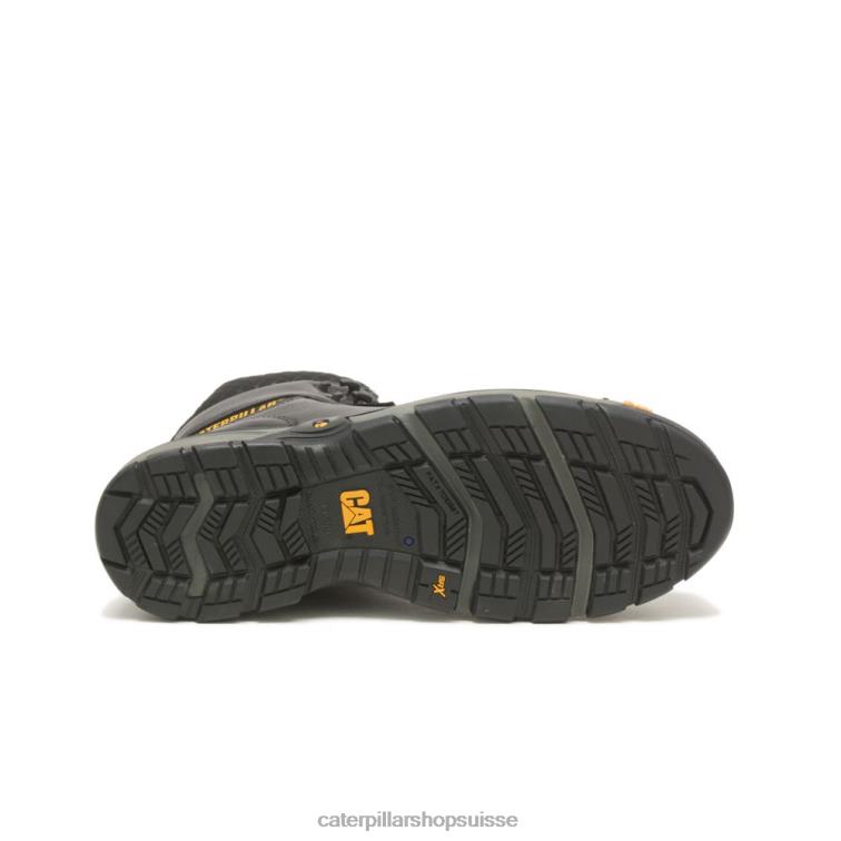 Caterpillar excavatrice superlite botte de travail à embout en composite de carbone cool noir Hommes 0T2P848 | bottes de travail