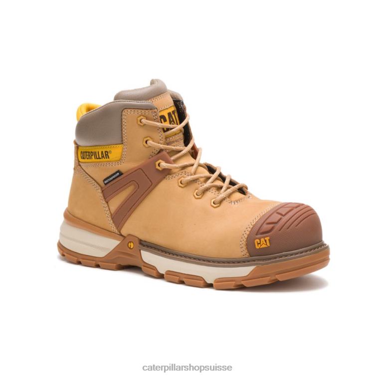 Caterpillar excavatrice superlite botte de travail en composite de carbone imperméable à l\'eau miel réinitialiser Hommes 0T2P839 | bottes de travail