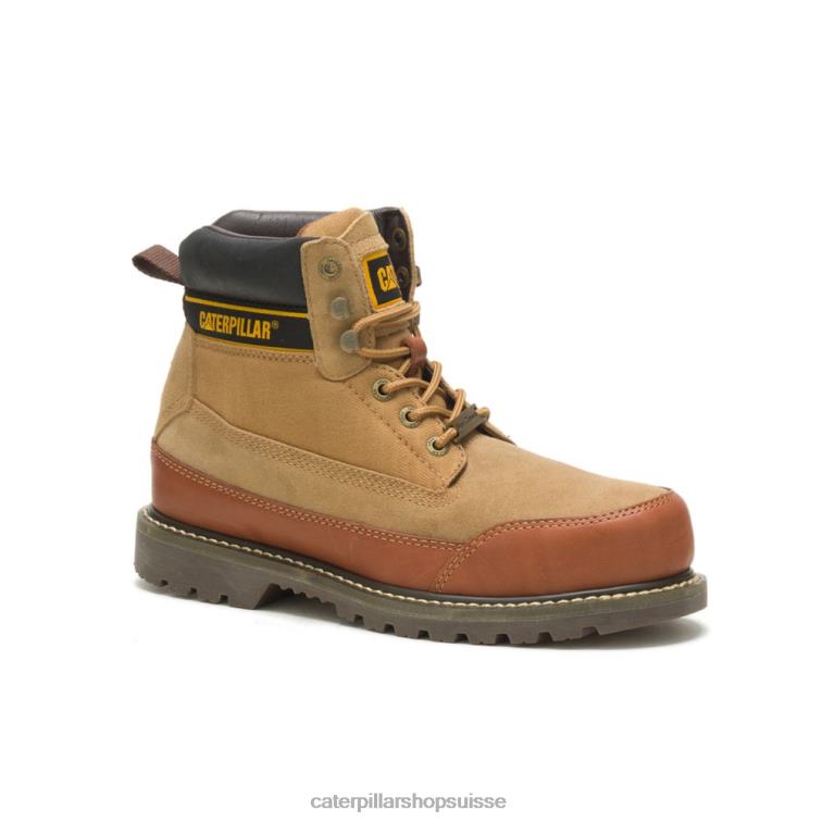 Caterpillar X Nigel Cabourn botte de l\'utah cuir marron Hommes 0T2P8205 | bottes décontractées