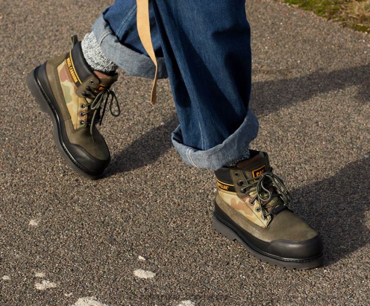 Caterpillar X Nigel Cabourn botte de l\'utah noir Hommes 0T2P8206 | bottes décontractées