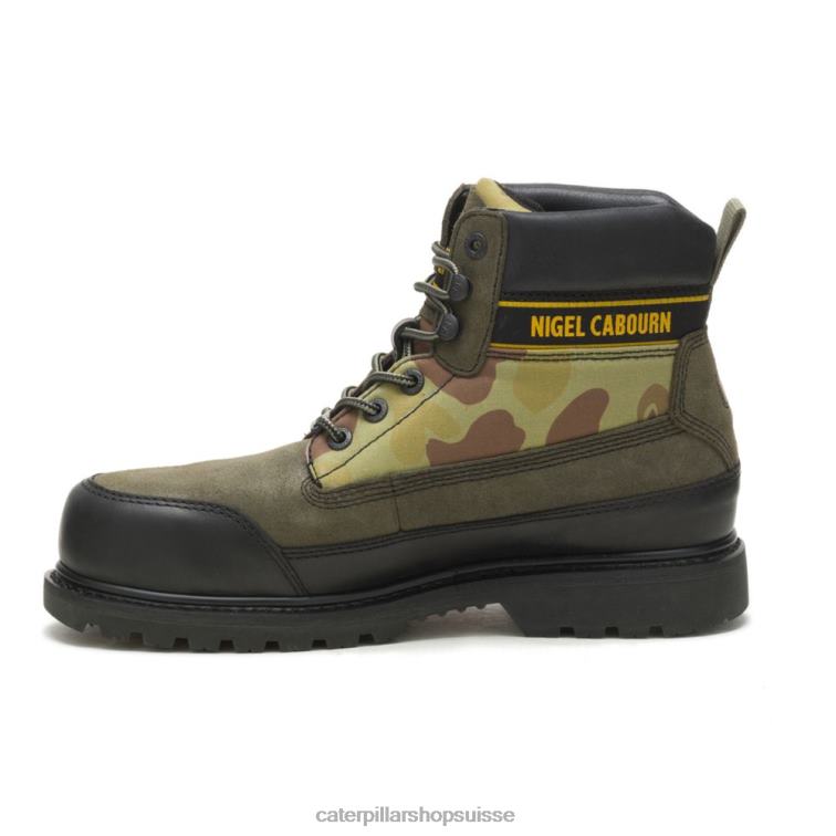 Caterpillar X Nigel Cabourn botte de l\'utah noir Hommes 0T2P8206 | bottes décontractées
