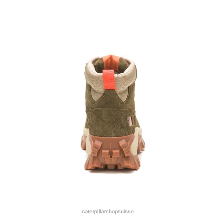 Caterpillar botte de pli d\'intrus olive foncé Hommes 0T2P8178 | bottes décontractées