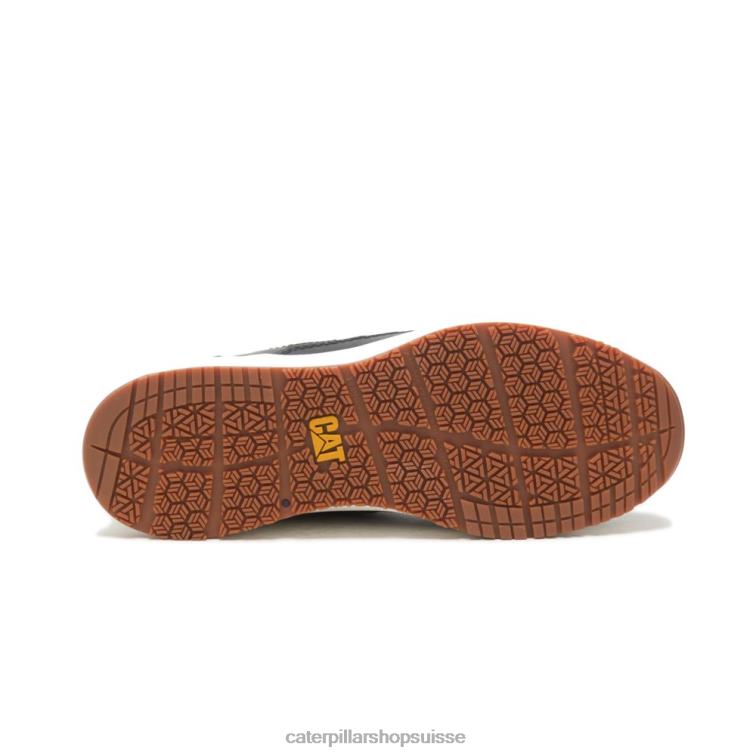 Caterpillar Chaussure de travail à bout en composite de carbone Stream Runner noir/chat jaune Hommes 0T2P882 | chaussures de travail