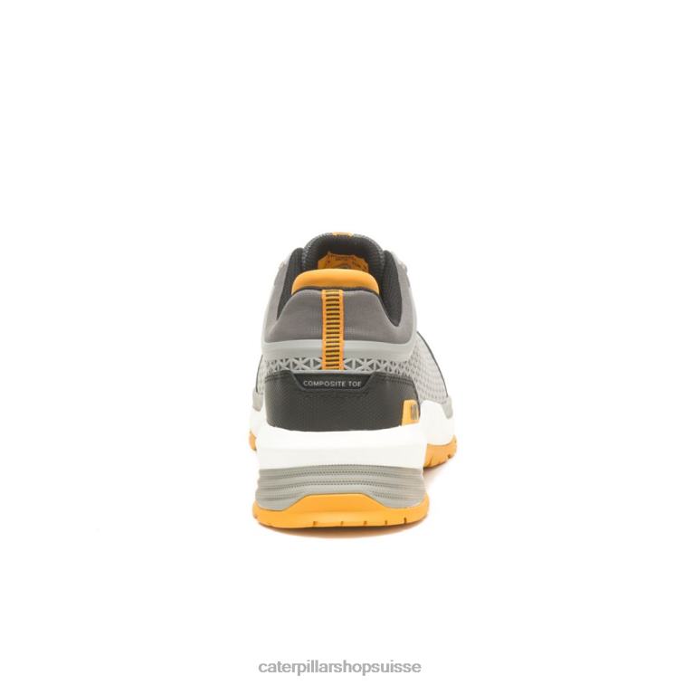 Caterpillar chaussure de travail à embout composite Streamline 2.0 charbon de bois moyen/paloma Hommes 0T2P898 | chaussures de travail