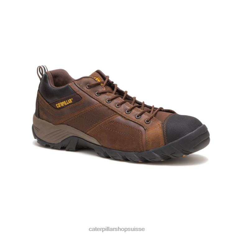 Caterpillar chaussure de travail à embout composite argon marron foncé Hommes 0T2P889 | chaussures de travail