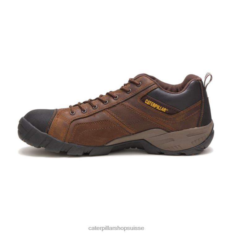 Caterpillar chaussure de travail à embout composite argon marron foncé Hommes 0T2P889 | chaussures de travail