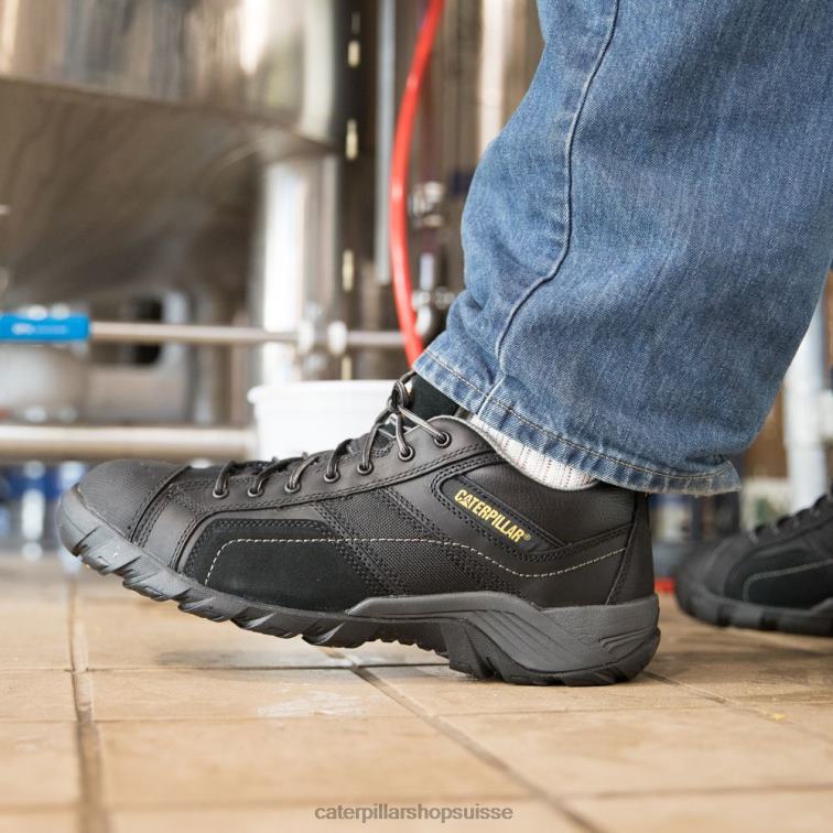 Caterpillar chaussure de travail à embout composite argon noir Hommes 0T2P890 | chaussures de travail