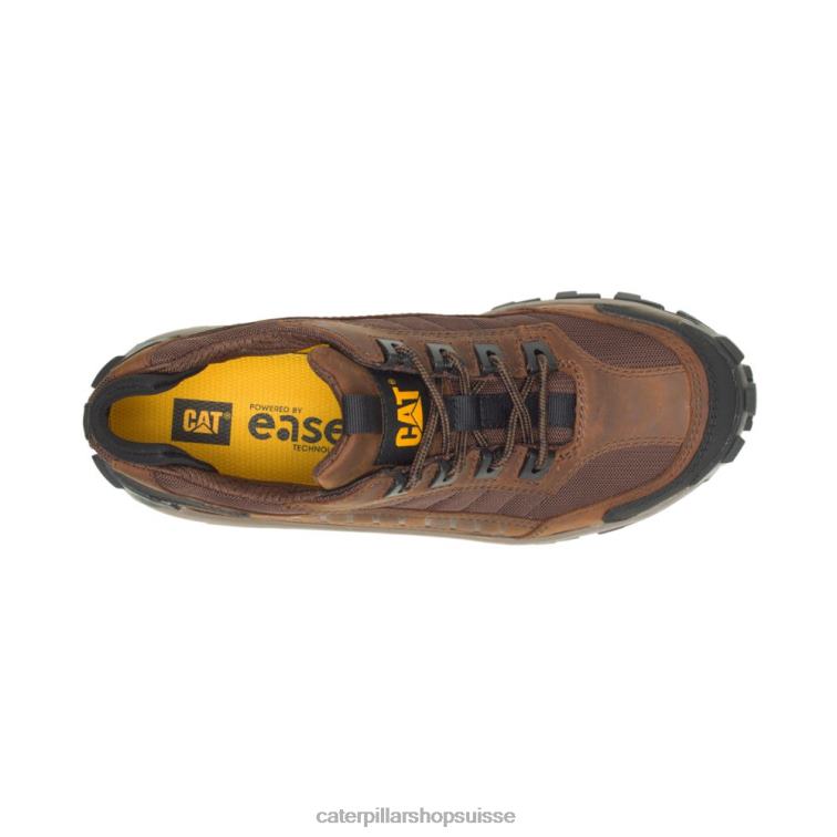 Caterpillar chaussure de travail à embout d\'acier Invader marron foncé Hommes 0T2P879 | chaussures de travail