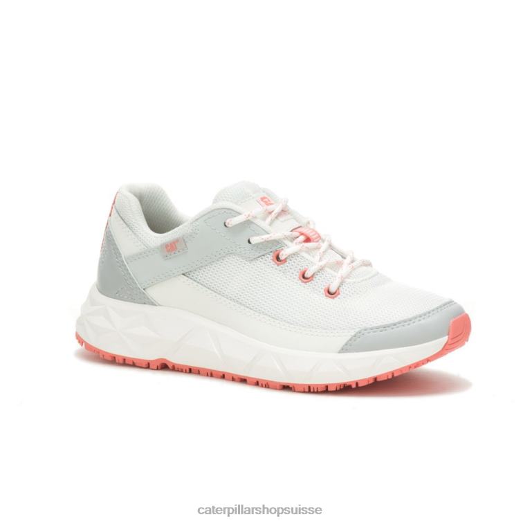 Caterpillar chaussure prorush speed fx blanc brillant/gris glacier Hommes 0T2P8102 | chaussures de travail