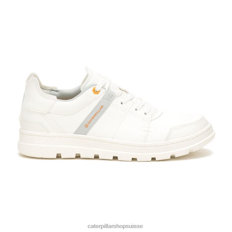 Caterpillar cite baskets basses blanc brillant Hommes 0T2P8166 | chaussures décontractées