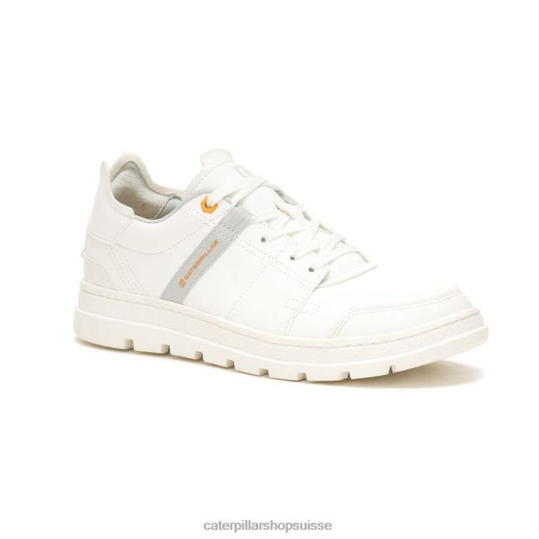 Caterpillar cite baskets basses blanc brillant Hommes 0T2P8166 | chaussures décontractées