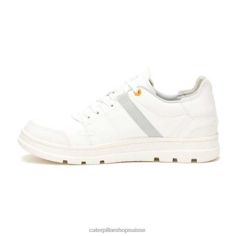 Caterpillar cite baskets basses blanc brillant Hommes 0T2P8166 | chaussures décontractées