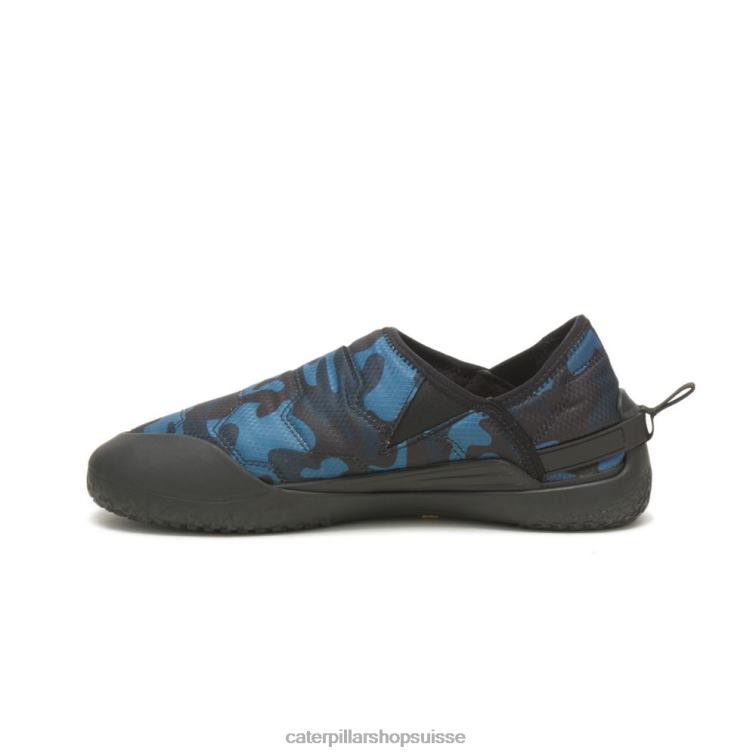 Caterpillar enfiler croisé camouflage bleu Hommes 0T2P8172 | chaussures décontractées