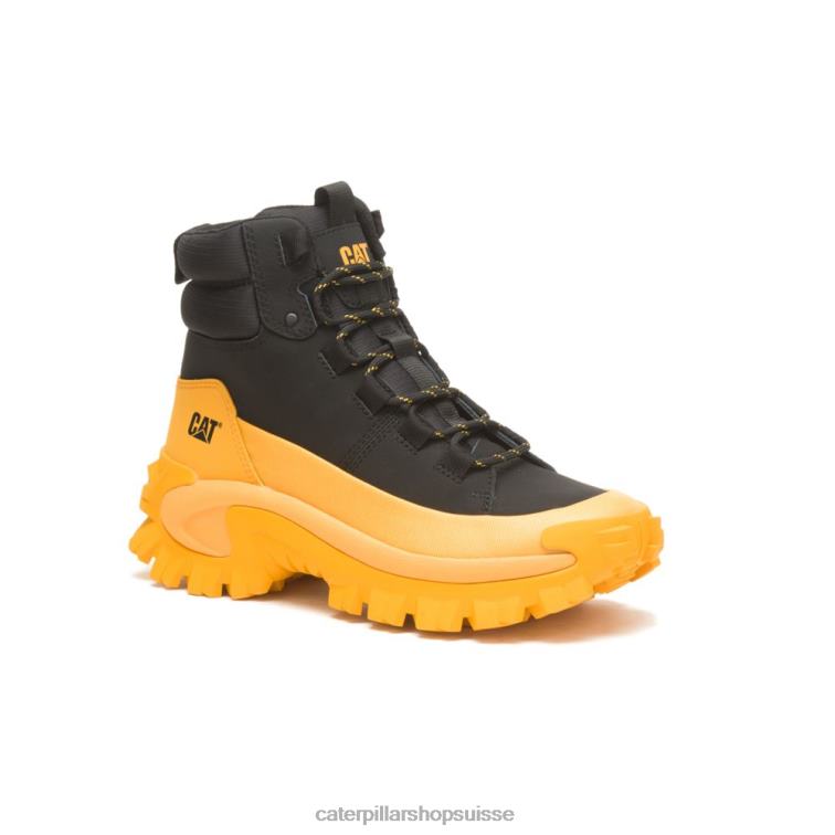 Caterpillar Galosh imperméable à l\'eau d\'intrusion chat jaune/noir Hommes 0T2P8175 | imperméable