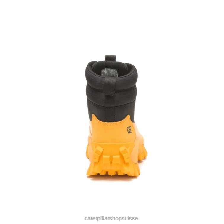 Caterpillar Galosh imperméable à l\'eau d\'intrusion chat jaune/noir Hommes 0T2P8175 | imperméable