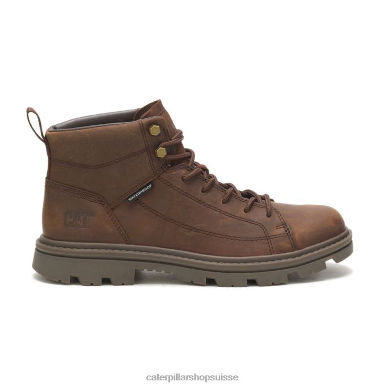 Caterpillar botte imperméable module vrai marron Hommes 0T2P8184 | imperméable