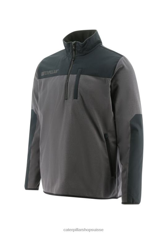 Caterpillar pull performance 1/4 zip noir Hommes 0T2P8223 | hauts et vêtements d'extérieur
