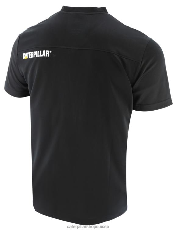 Caterpillar t-shirt coolmax à manches courtes noir Hommes 0T2P8218 | hauts et vêtements d\'extérieur