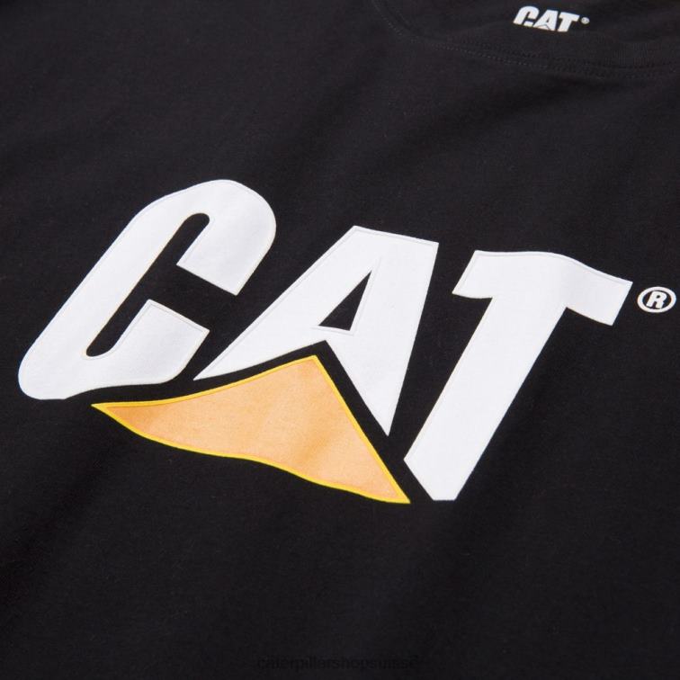 Caterpillar t-shirt à logo noir Hommes 0T2P8242 | hauts et vêtements d\'extérieur