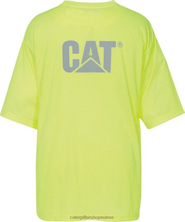 Caterpillar t-shirt à poche haute visibilité jaune pour homme Hommes 0T2P8215 | hauts et vêtements d\'extérieur