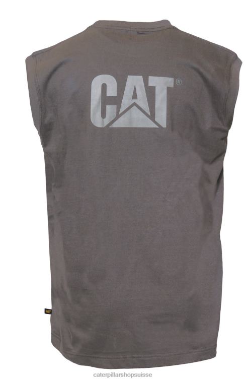 Caterpillar t-shirt à poche sans manches ombre sombre Hommes 0T2P8230 | hauts et vêtements d\'extérieur