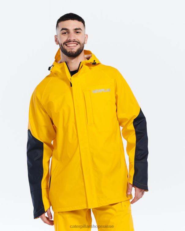 Caterpillar veste de pêche côtière jaune Hommes 0T2P8115 | hauts et vêtements d\'extérieur
