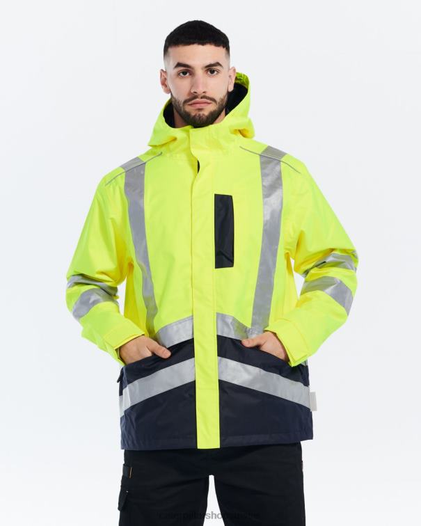 Caterpillar veste de pluie haute visibilité jaune haute visibilité Hommes 0T2P8220 | hauts et vêtements d\'extérieur
