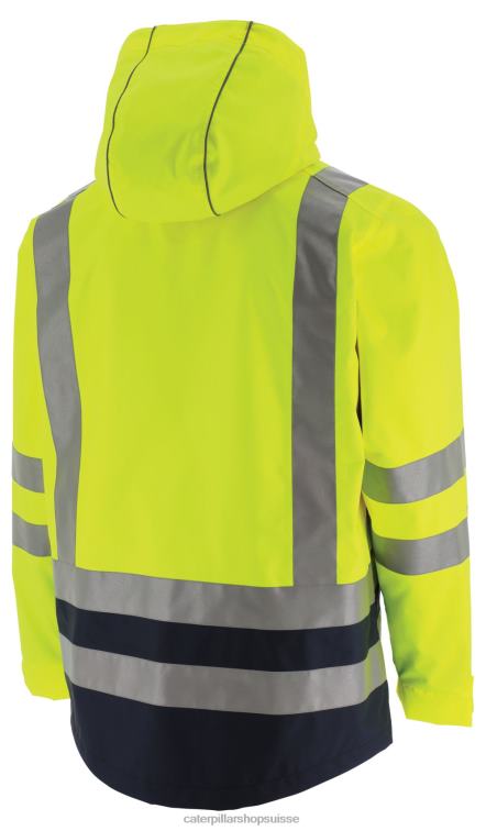 Caterpillar veste de pluie haute visibilité jaune haute visibilité Hommes 0T2P8220 | hauts et vêtements d\'extérieur