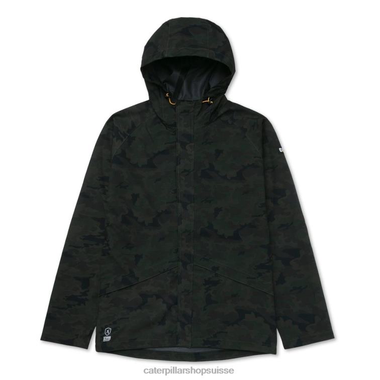 Caterpillar veste de pluie indispensable camouflage de nuit Hommes 0T2P8112 | hauts et vêtements d'extérieur
