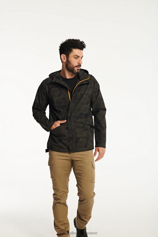 Caterpillar veste de pluie indispensable camouflage de nuit Hommes 0T2P8112 | hauts et vêtements d\'extérieur
