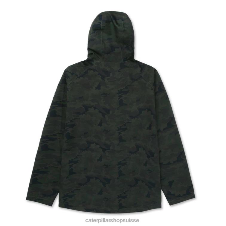 Caterpillar veste de pluie indispensable camouflage de nuit Hommes 0T2P8112 | hauts et vêtements d\'extérieur