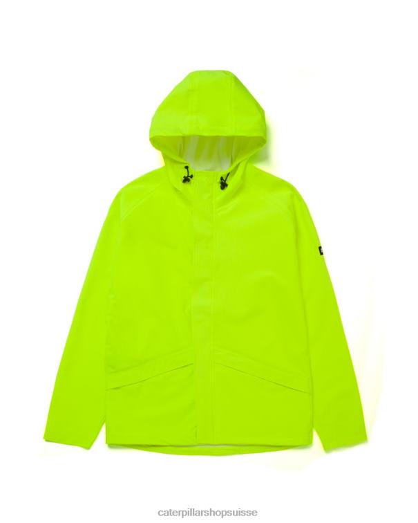 Caterpillar veste de pluie indispensable jaune haute visibilité Hommes 0T2P8114 | hauts et vêtements d'extérieur