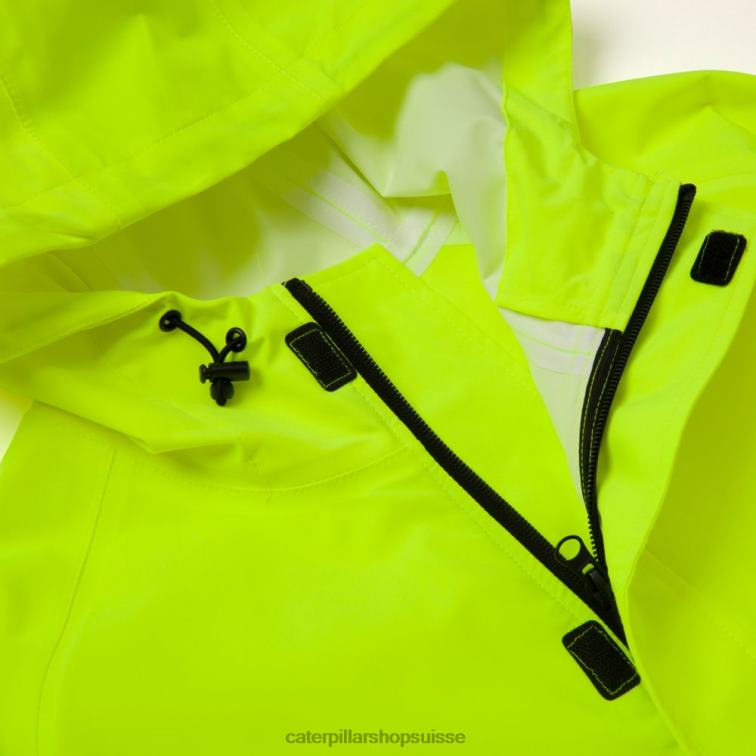 Caterpillar veste de pluie indispensable jaune haute visibilité Hommes 0T2P8114 | hauts et vêtements d\'extérieur