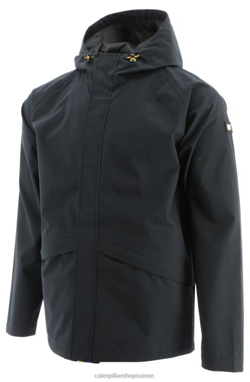 Caterpillar veste de pluie indispensable noir Hommes 0T2P8113 | hauts et vêtements d'extérieur