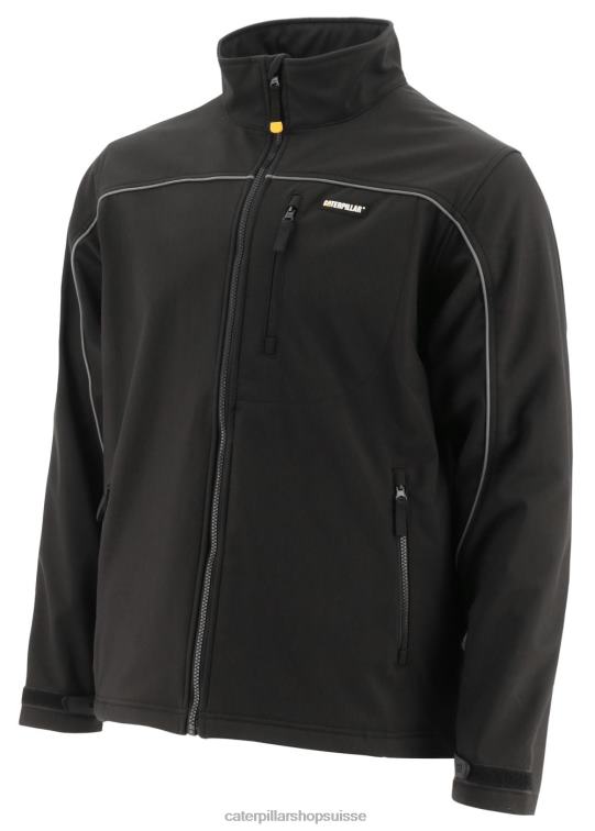 Caterpillar veste softshell noir Hommes 0T2P8116 | hauts et vêtements d'extérieur